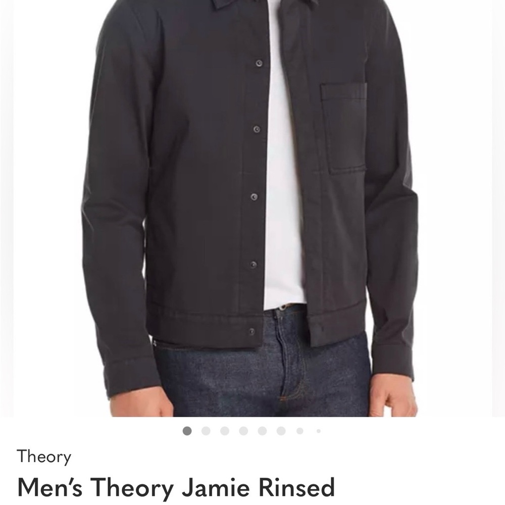 Theory Classic Jacket, Jaimie Rinsed Grey - Picture 2 of 11